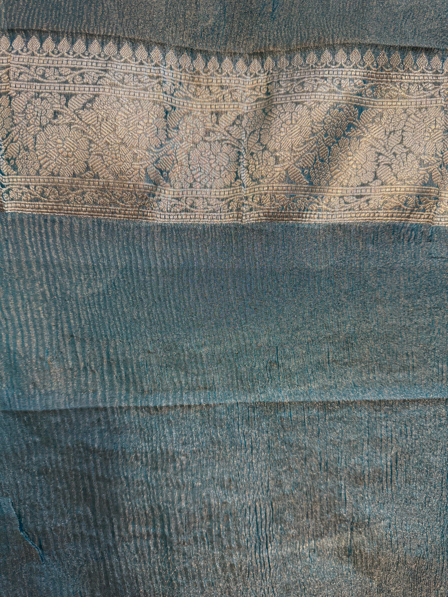 Banarasi crush soft tissue silk saree