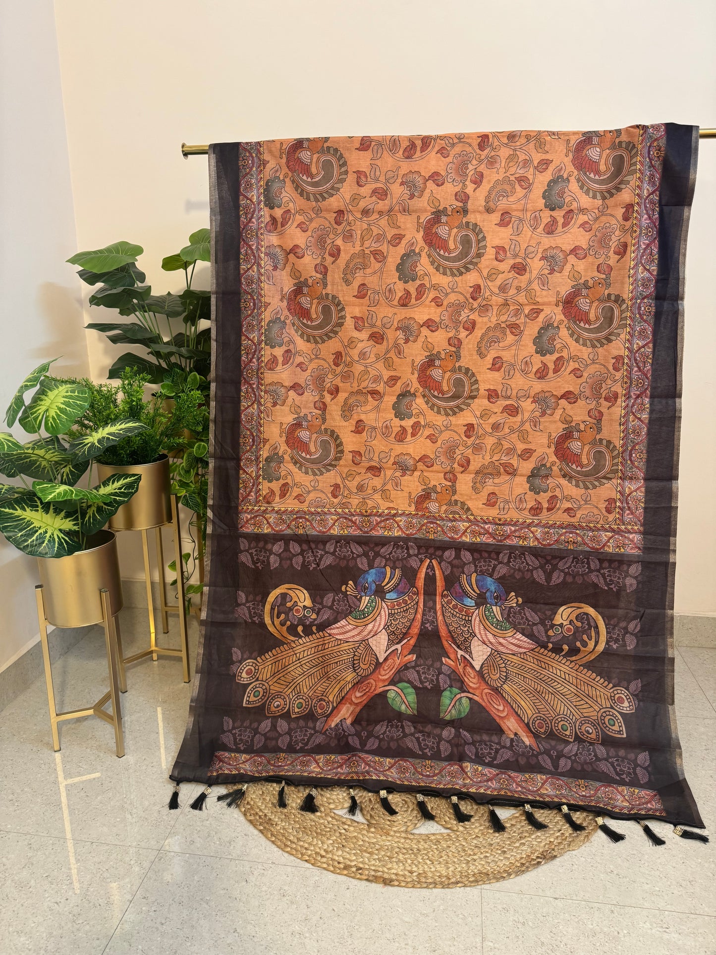 Soft Linen Cotton Saree