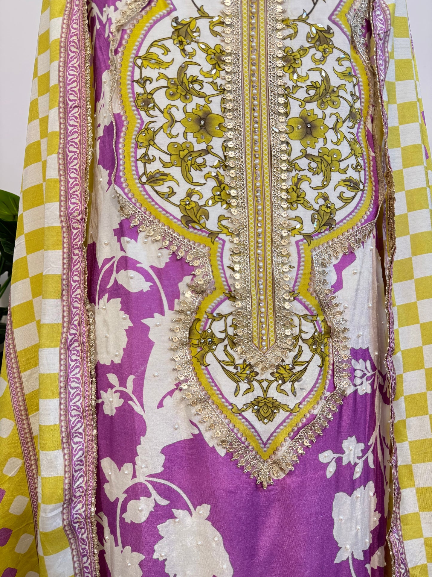 Pure muslin suit