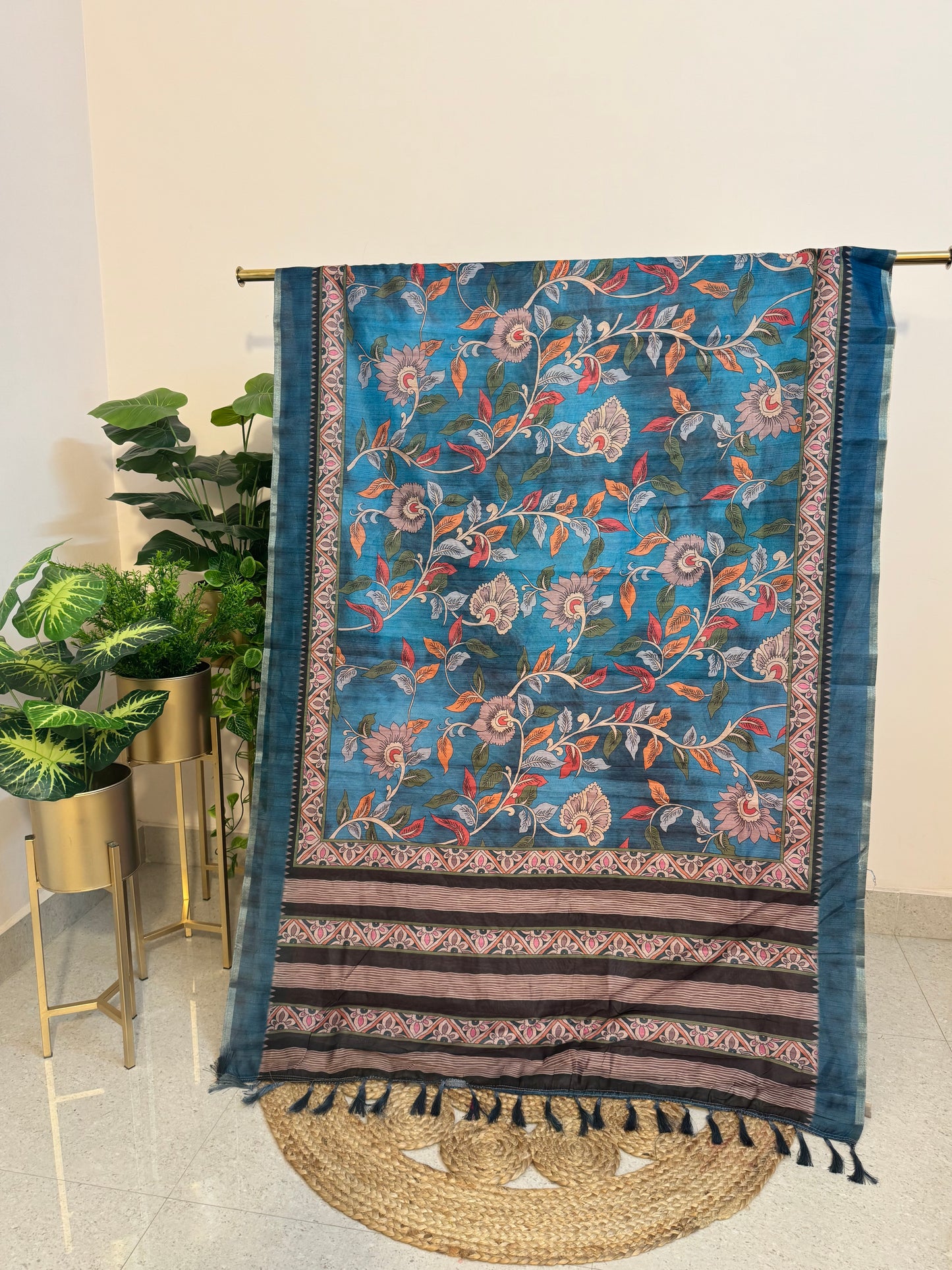 Soft Linen Cotton Saree
