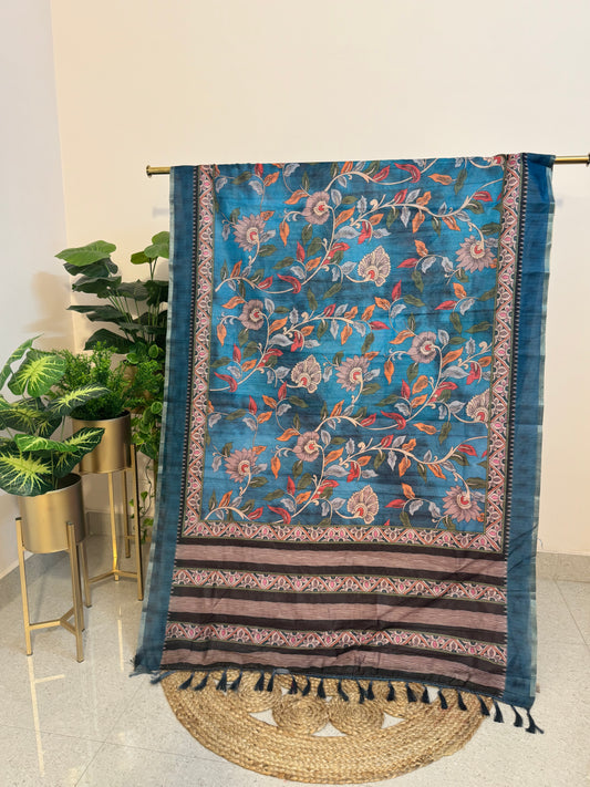 Soft Linen Cotton Saree